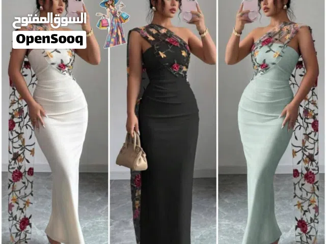 فستان بنمط شرقي وتصميم انيق جدا