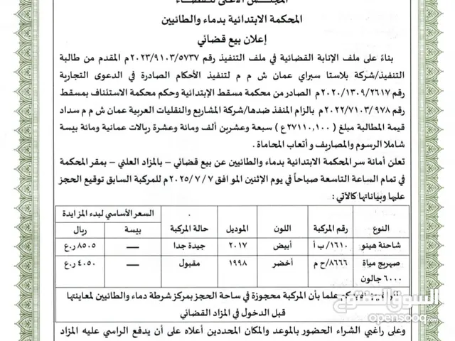 اعادة اعلان بيع قضائي
