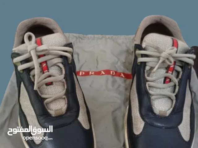 Prada America’s Cup Shoes EU 43  Navy & Grey  Dust Bag Included