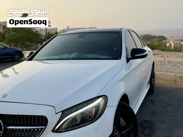 مرسيدس بنز C 300 سنة 2015 وارد وكالة لون أبيض فحص كامل