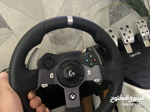 اكسبوكس وان اس مع دومان لوجتيك Xbox one S with Logitech race wheels و هلبة العاب