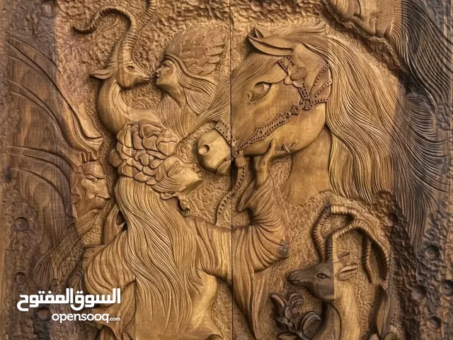Exquisitely carved backgammon board