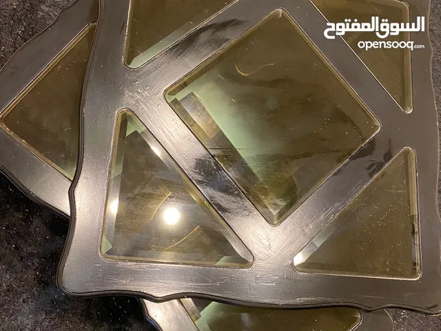سعر 22 طاولات غرف ضيوف اسود مع زجاج