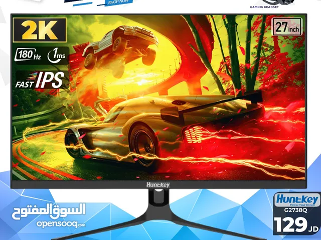 شاشة Moniotr Huntkey 27 Inch 2K 180Hz بافضل الاسعار