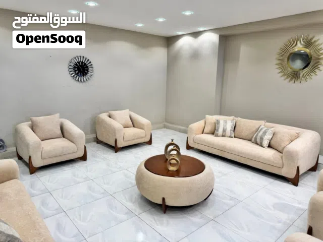 تخم قنفات لون بيجي 7 مقاعد كما موضع بالفيديو بالنايلون صناعة عراقية عالية الجوده مع طبلة وسطية