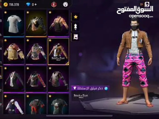 Free Fire Accounts and Characters for Sale in Amman