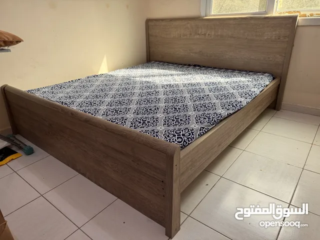 Used King size bed with mattress and drawer
