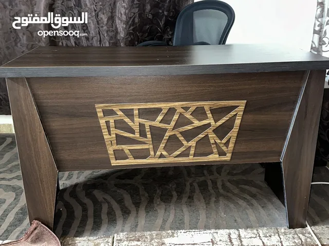 طاولة وكرسي مكتب شبكي مُتحرك مع قاعدة كروم يحمل وزن عالي