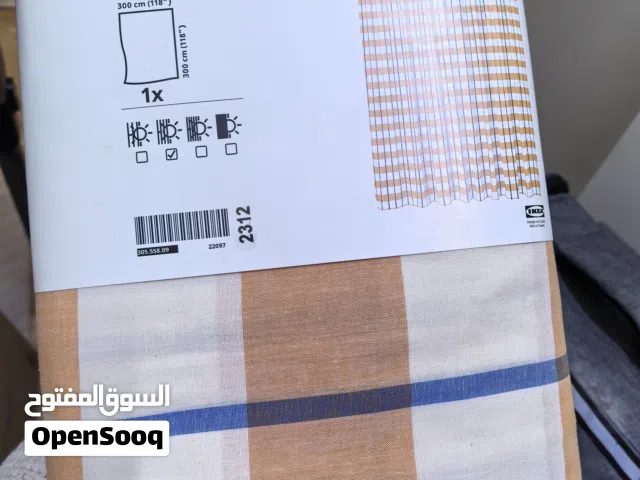 3 IKEA CURTAINS BRAND NEW 20 DHS EACH