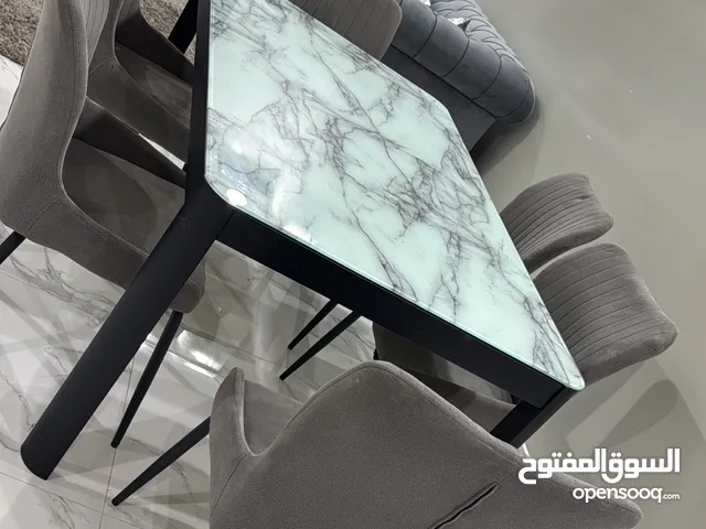 طاوله طعام 6 كراسي بحاله جيده جداً