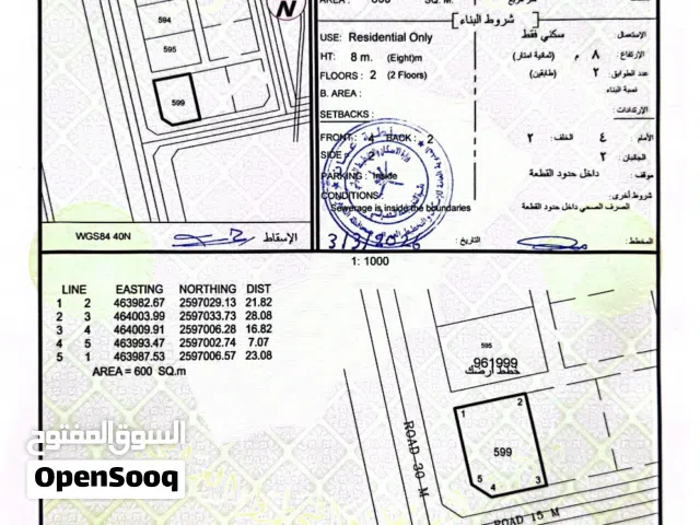 Residential Land for Sale in Al Dhahirah Ibri