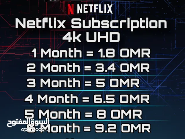 Netflix Subscription 4K UHD Screen It Is Available At The Cheap Price And Full 100% Guaranty