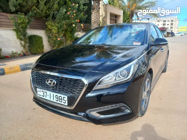 هونداي سوناتا لون اسود ملوكي 2016 فحص 2 جيد كوريه بسعر مغري قابل للبدل