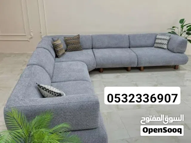 كنب فاخر بتصميم عصري وأنيق حرف L تفصيل حسب مقاسات جودة مميز