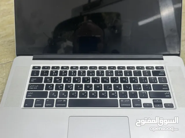 MacBook Pro A1398 core i7 Processor 16gb Ram