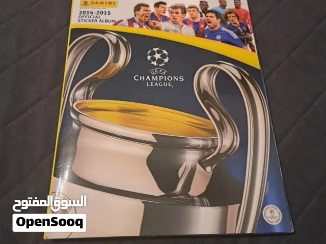 البوم كاس العالم ابطال اروبا 2014 و2015 مجمع فيه اكثر من 100 استكر البوم نادر جدا سعر نهائي