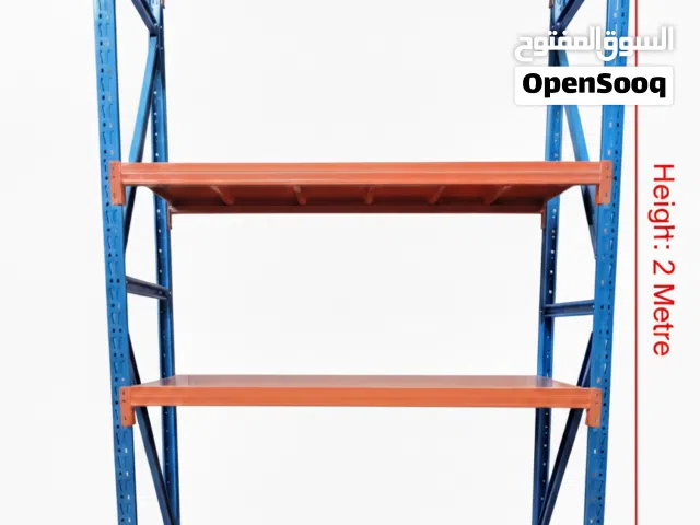 Heavy-Duty Metal Storage Rack – 2 Meter Height 120 CM Length 4-Layer Strong Shelving