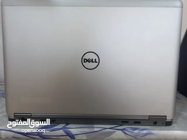 كور اي 5 الجيل 4. dell . الهارد 256  ssd الرام  8  ddr3  حجم الشاشة 14