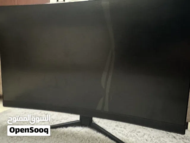 شاشه من شركة msi مكسوره بس تشتغل (حط سعرك وشله) شوف الوصف اذا تبا تعرف مواصفات الشاشه (caption)