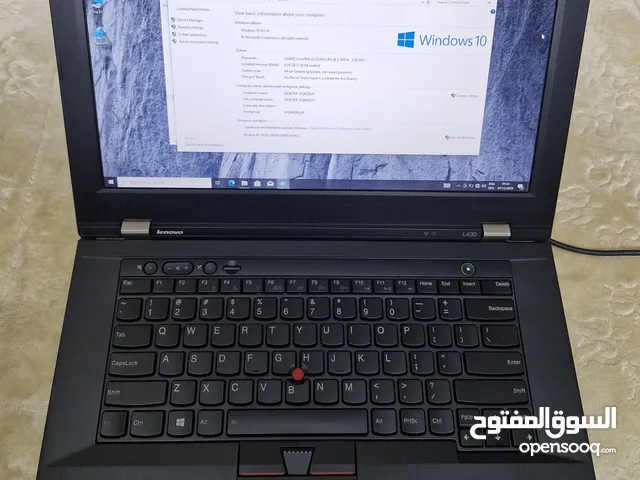 Lenovo ThinkPad Laptop- core-i5- 8GB RAM-250 GB SSD good battery backup Windows 10 original charger