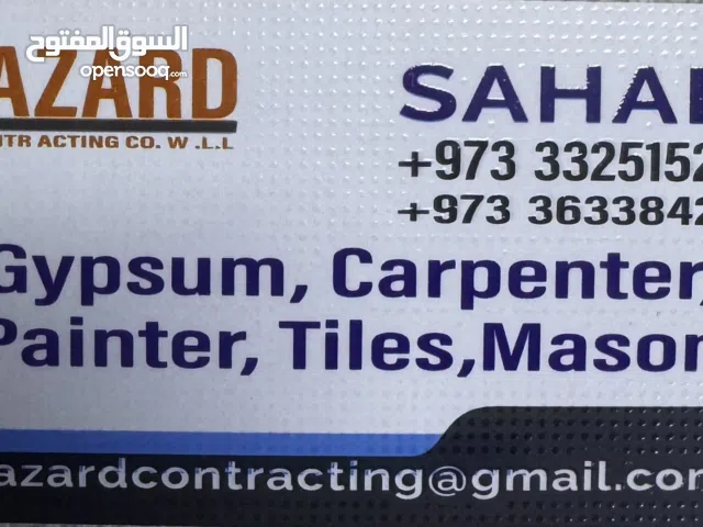 Carpenter and mason work