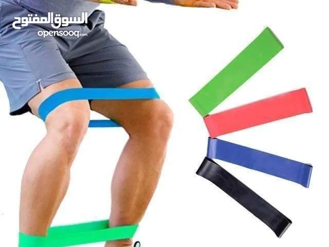 بكج مطاط تمارين المقاومه الرياضيه طقم عدد 5 قطع حبل مطاط رياضي طقم شريط مقاومه رياضه