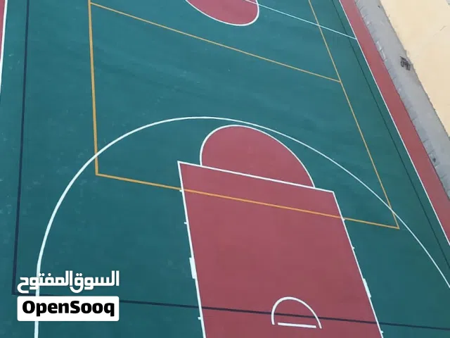 ملاعب اكريليك خارجي متعدد الاغراض لملاعب كرة السلة و التنس