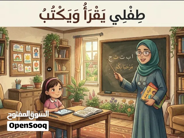 دروس خصوصية لمادة اللغة العربية   /تأسيس الطالب قراءة وكتابة/ الظاهر 5