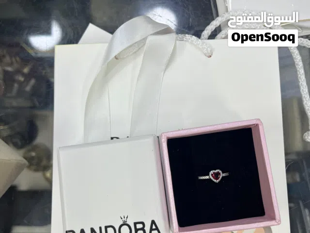 خاتم بندورا جديد فضه اصلي مع البوكس و الشنطه