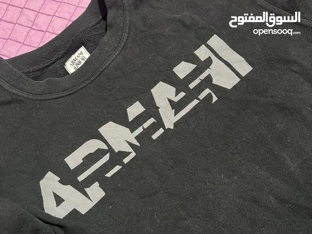 Armani black hoodie size 12A (small) هودي سوداء أرماني حجم سمول