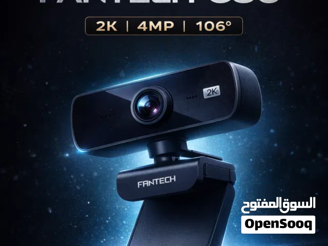 ارتقِ بجودة تصويرك الآن! مع كاميرا الويب FANTECH LUMINOUS C30  خلي اجتماعاتك، بثك، ومكالماتك بش