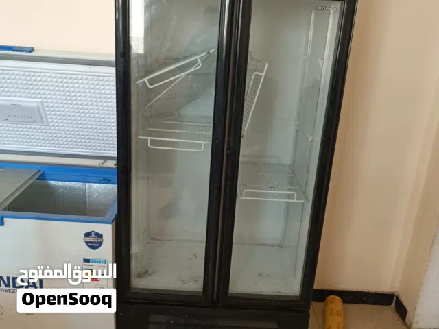 ثلاجة عرض زجاج بابين هونداي مستخدم فتره بسيطه استخدام 5اشهر فقط