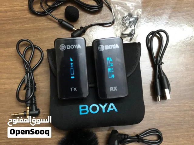 مايك بويا لاسلكي BOYA BY-XM6-S1 (جديد - كسر زيرو)  للبيع مايكرفون BOYA BY-XM6-S1 الاحترافي، النظام