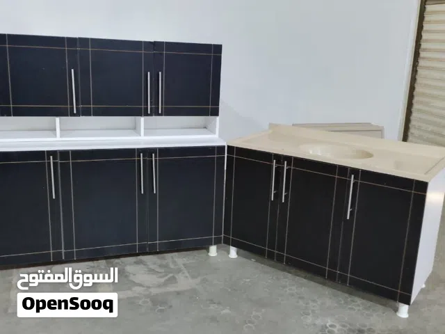 كاونتر خشب تركي MDD  ارضي قياس متر ونص  ملحق قياس متر ونص  سنك قياس متر وعشرين