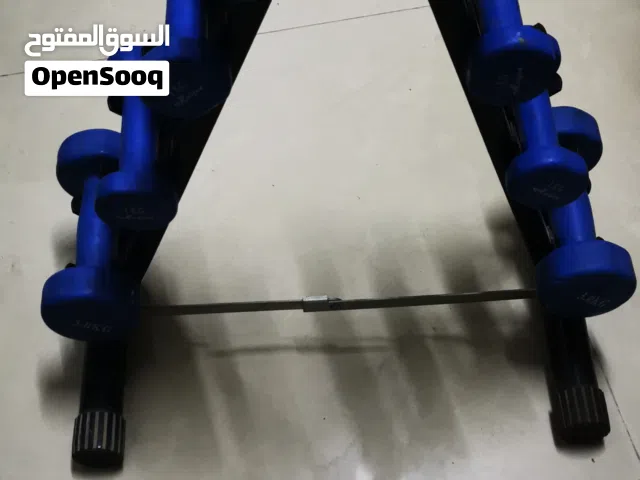 أوزان تمارين رياضية مع الحامل