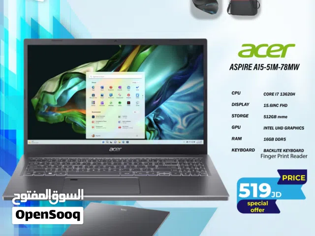 لابتوب ايسر اي 7 Laptop Acer i7 بافضل الاسعار