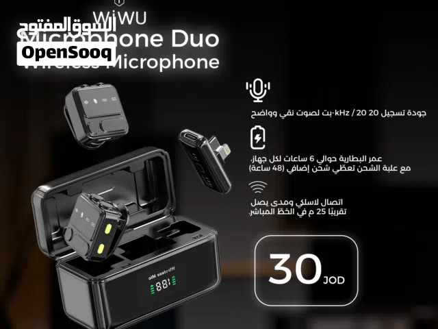 WiWU Duo Wireless Microphone مايكروفون وي وُو