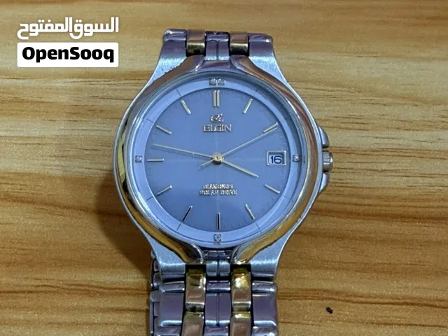 ساعة أصلية من Elgin – تصميم أنيق مع لمسات ألماس