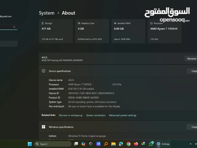 ASUS TUF GAMING A15