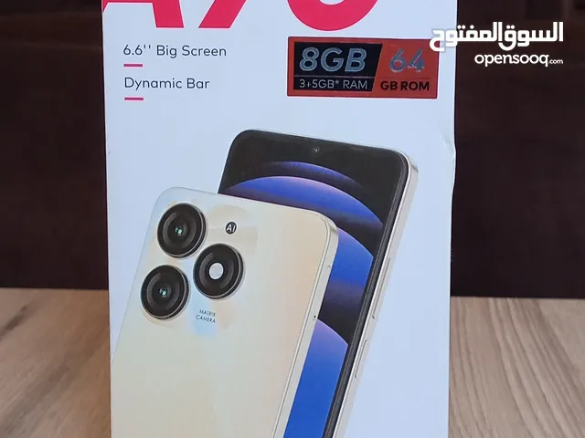 هاتف itel A70 مستعمل لمدة شهر شبه جديد