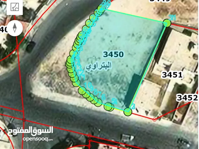 قطعة ارض تجاري للبيع الزرقاء حي البتراوي الأرض تجاريه علي شارعين يمكنك استغلالها الأن، الأرض ممتازه