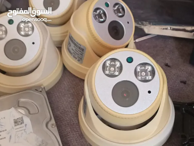 نضام مراقبه كامل متكامل 4 كمرات مع DVR مع هارد 500g مع محول البور
