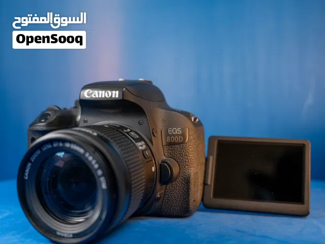 للبيع – عدة تصوير كاملة  Canon 800D Kit lens+ Lens 50mm+ tripod+ bag....