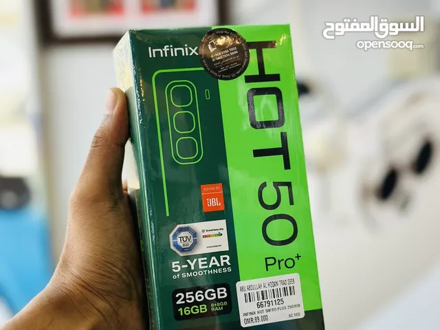 Infinix HOT 50 pro+ (Brand New 256/16gb RAM 5 year of smoothness 120Hz AMOLED AI Infinix