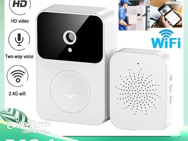 جرس انتركم مشاهدة من واراء الباب او حوله و امكانية حفظ الصور و الفديوهات او التحدث مع الزائر او رفض