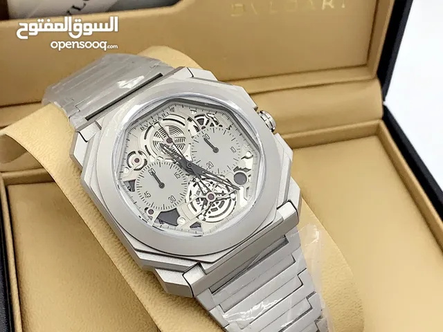ساعات بولغاري رجالي للبيع في السعودية - ساعات ذكية : ساعات فضة