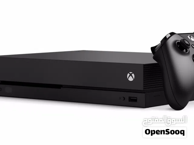 مطلوب Xbox one x يكون فيها ضمان وجهازين والكرتون 60-65