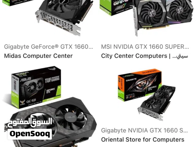 مطلوب كرت شاشه gtx 1660 super