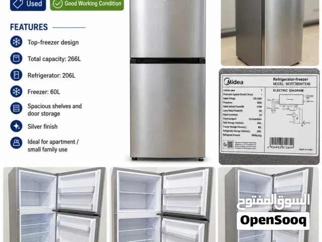 Midea Refrigerator-Freezer for Sale Model: MDRT385MTE46
