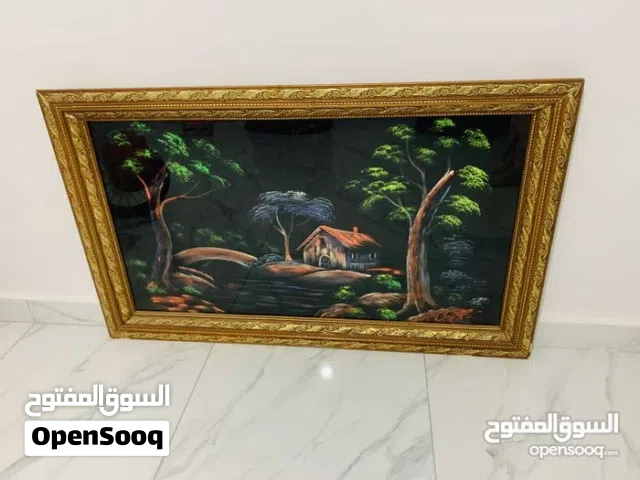 للبيع المستعجل كاترو لوح بااطار ذهبي باالوان جميله